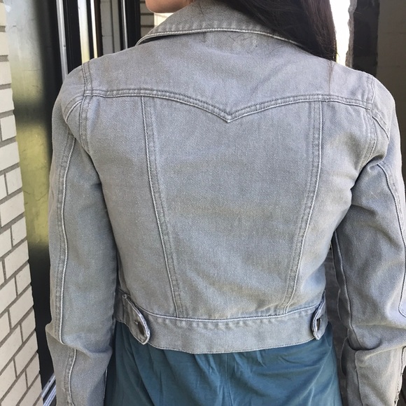 Gray denim jacket - Picture 3 of 3